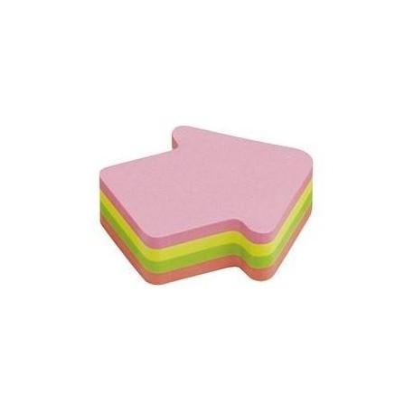 Sticky notes 70x70, diverse forme si culori, 60 file